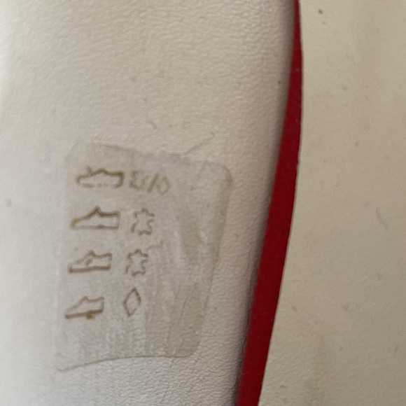 Valentino Red Flats with Suede Finish and Logo Embellishment - Picture 4 of 4